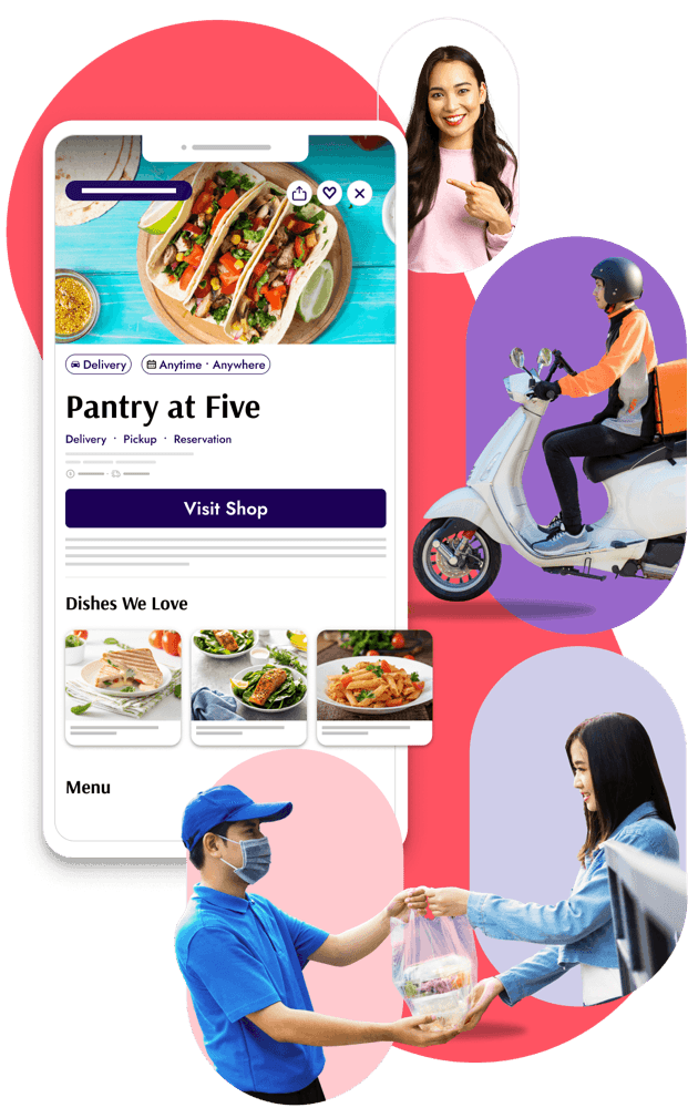 Oddle Eats App Interface