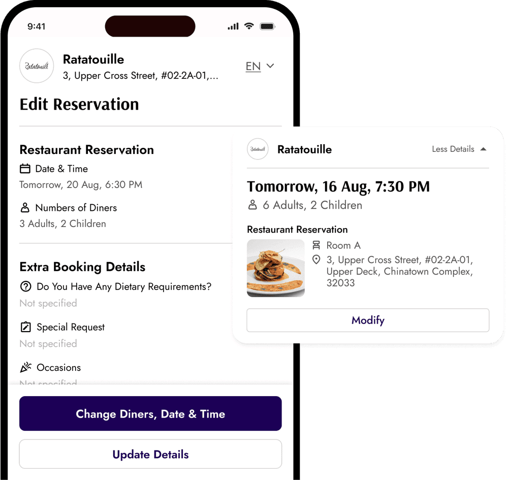 Customer Friendly Features
